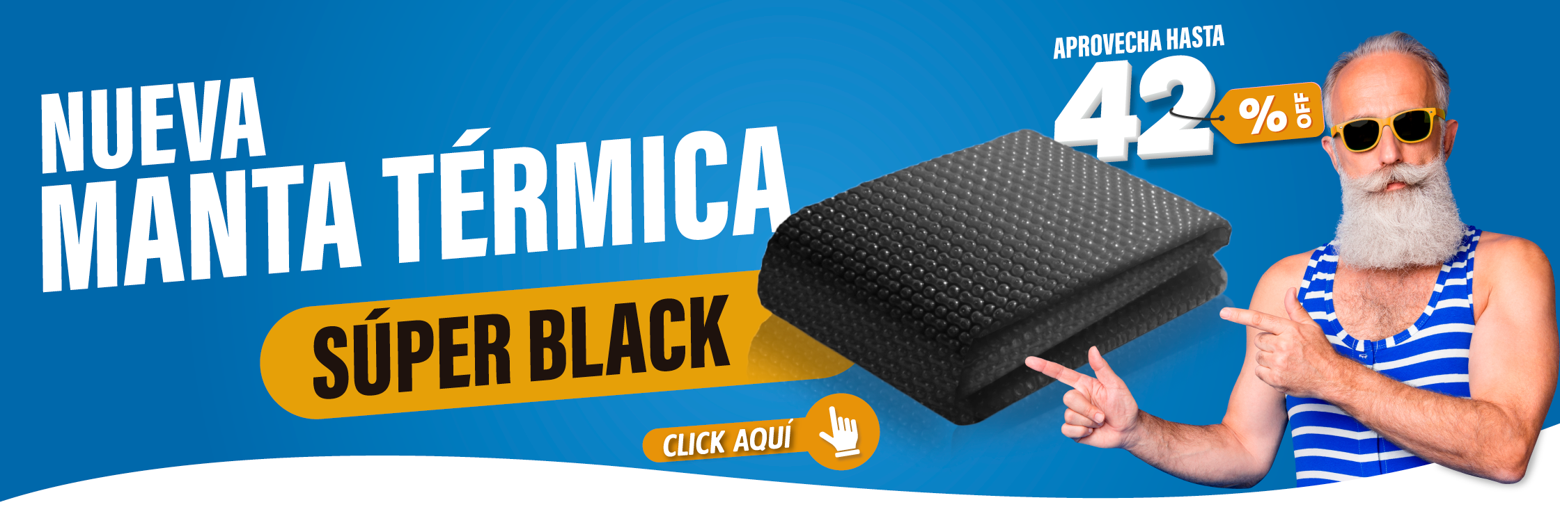 Nueva manta térmica para piscinas