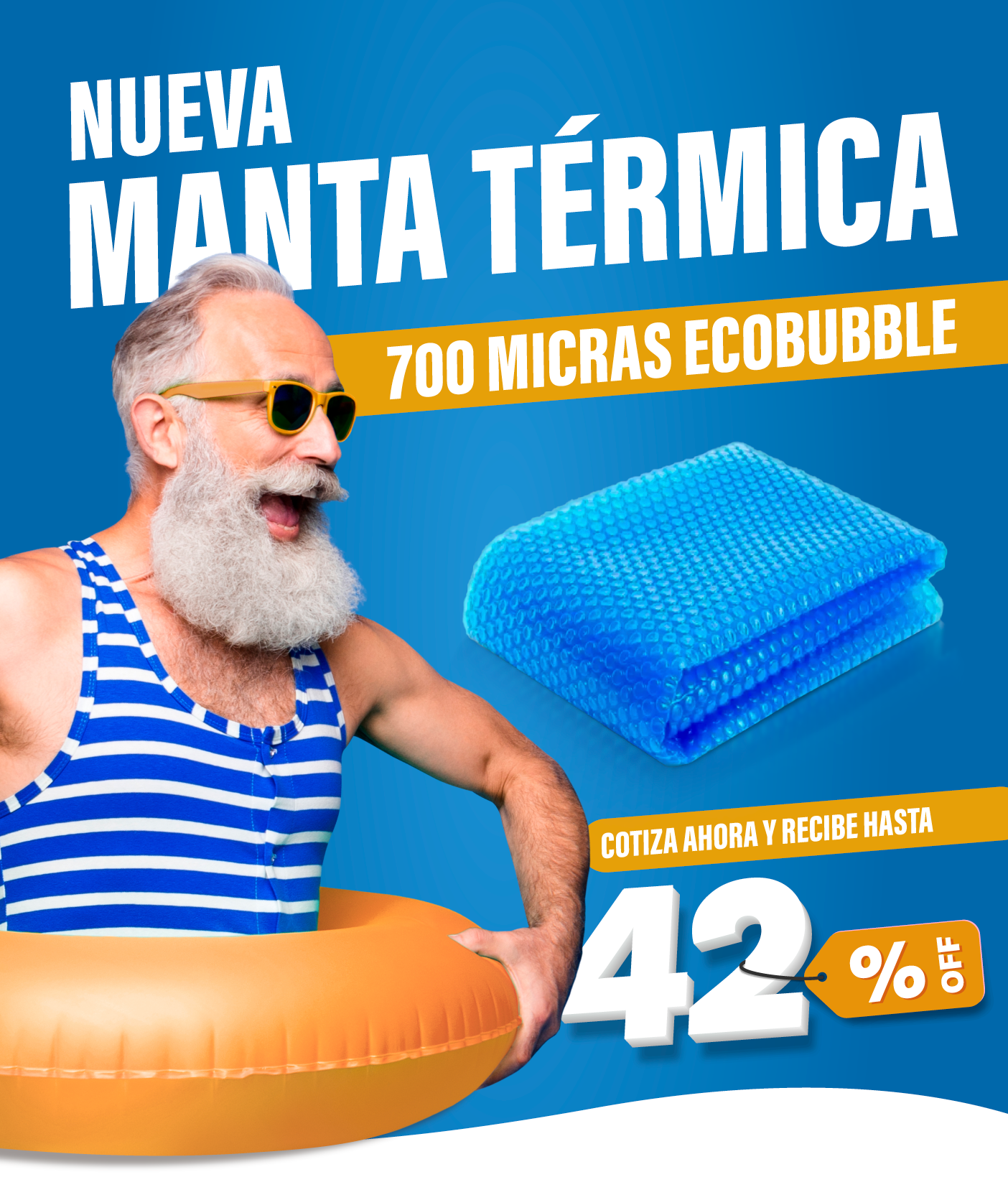 Nueva manta térmica para piscinas 2